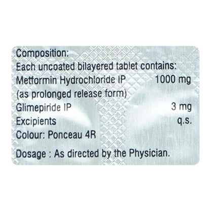 JUBIGLIM M3 FORTE Tablet 15's - Global Surgicals