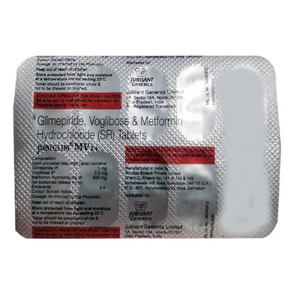 JUBIGLIM MV 1+ Tablet 10's - Global Surgicals
