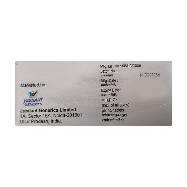JUBIVILDA 50 Tablet 15's - Global Surgicals