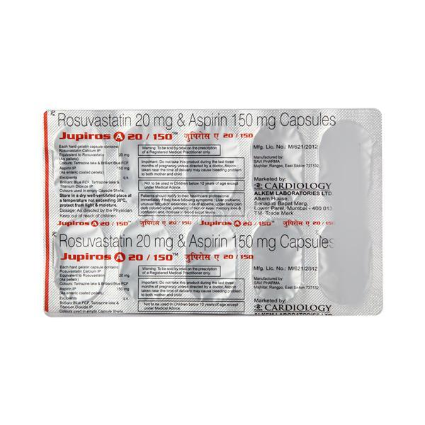 Jupiros A 20/150mg Capsule 10'S - Global Surgicals