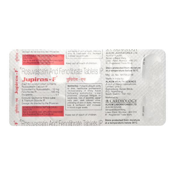 Jupiros F Tablet 10'S - Global Surgicals