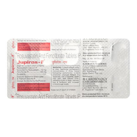 Jupiros F Tablet 10'S - Global Surgicals