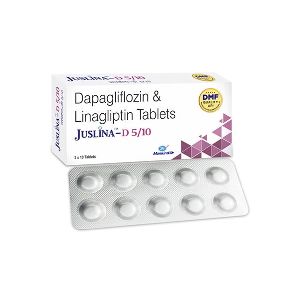 JUSLINA D 5/10 Tablet 10's - Global Surgicals