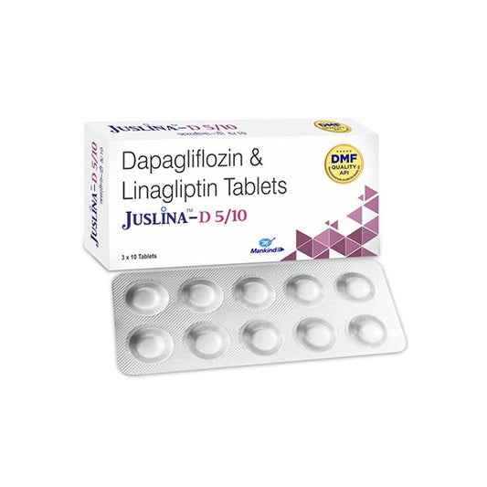 JUSLINA D 5/10 Tablet 10's - Global Surgicals