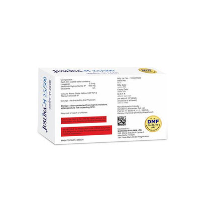 JUSLINA M 2.5/500 Tablet 10's - Global Surgicals
