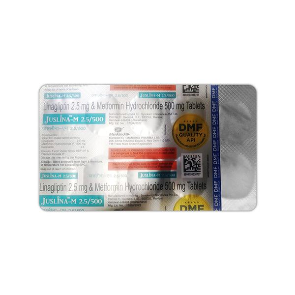JUSLINA M 2.5/500 Tablet 10's - Global Surgicals