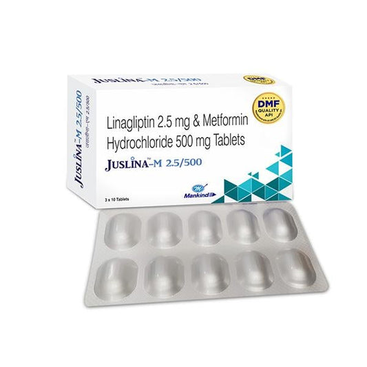 JUSLINA M 2.5/500 Tablet 10's - Global Surgicals