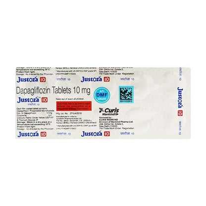 JUSTOZA 10 Tablet 10's - Global Surgicals