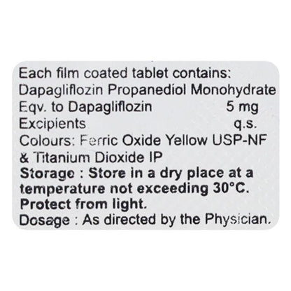 JUSTOZA 5 Tablet 10's - Global Surgicals
