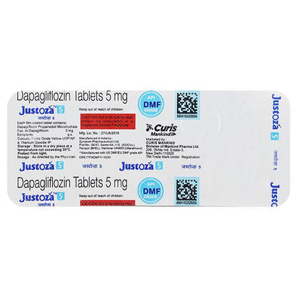 JUSTOZA 5 Tablet 10's - Global Surgicals