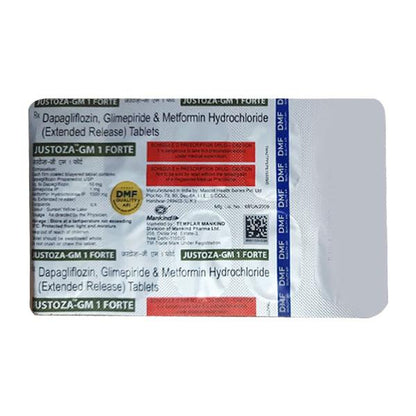 JUSTOZA GM 1 FORTE Tablet 10's - Global Surgicals