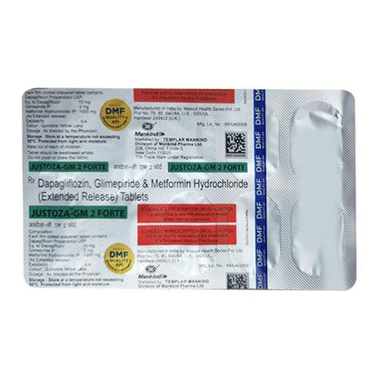 JUSTOZA GM 2 FORTE Tablet 10's - Global Surgicals
