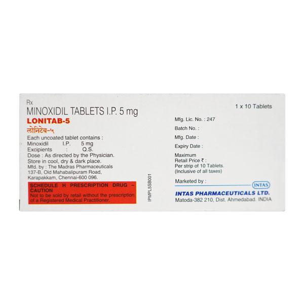 Lonitab 5mg Tablet 10'S