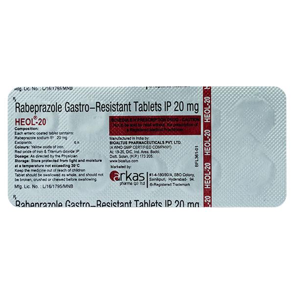 HEOL 20mg Tablet 10's