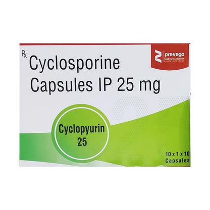 CYCLOPYURIN 25 Capsule 10's