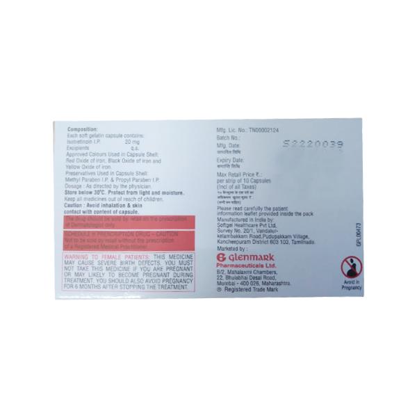 DERIVA I 20 Capsule 10's