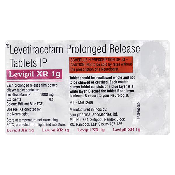 Levipil XR 1gm Tablet 10'S