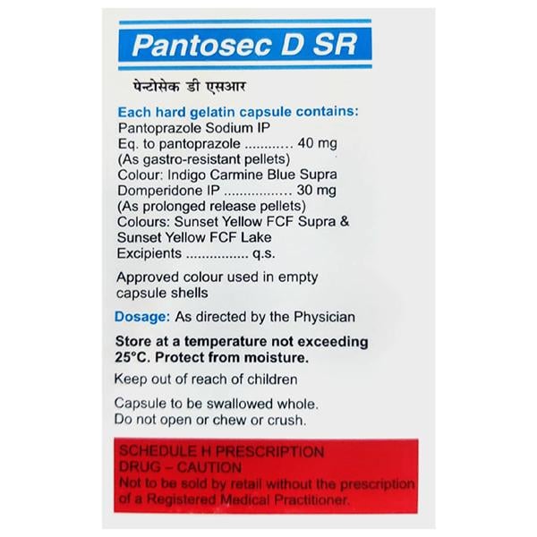 PANTOSEC D SR Capsule 10's