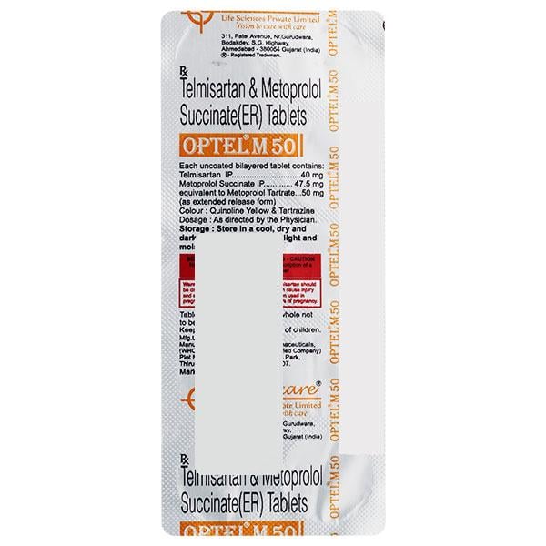 OPTEL M 50mg Tablet 10's