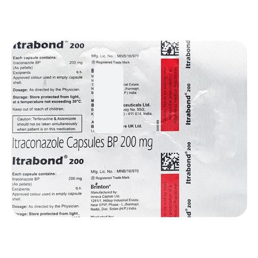 Itrabond 200mg Capsule 7'S