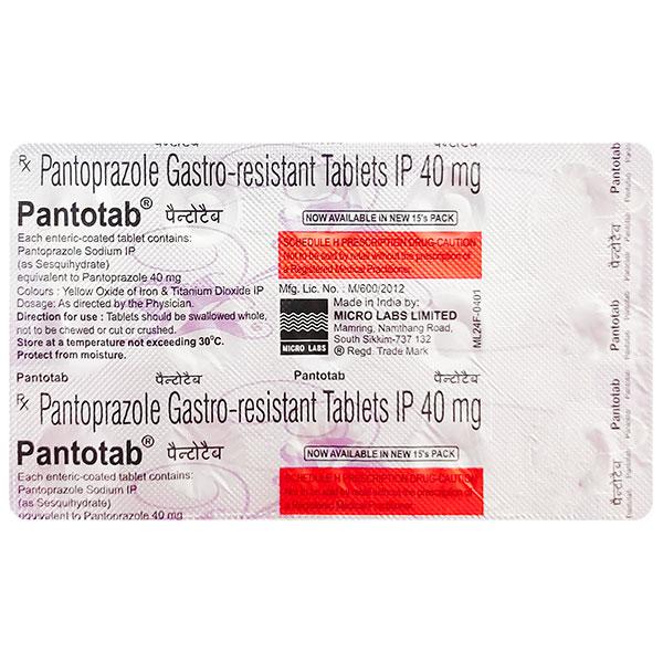 PANTOTAB 40 Tablet 15's