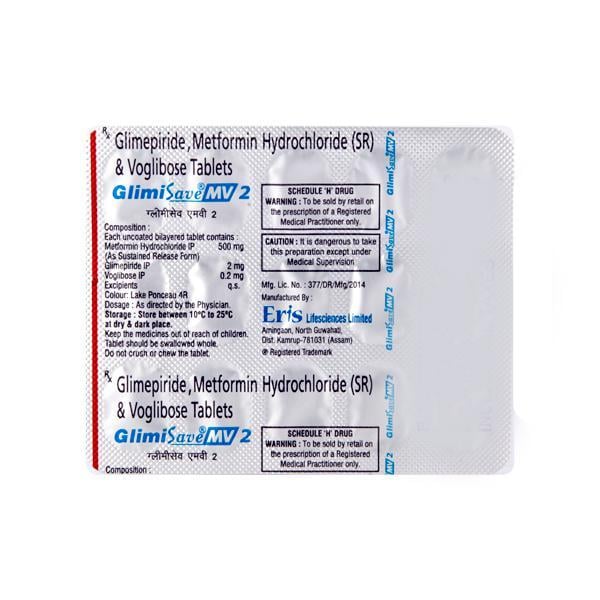 Glimisave MV 2 Tablet 15'S