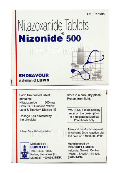 Nizonide 500mg Tablet 6'S