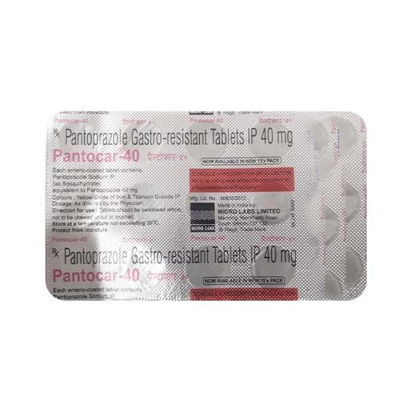 PANTOCAR 40 Tablet 15's