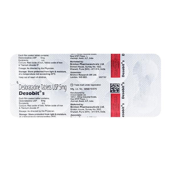 DESOBIT 5 Tablet 10's