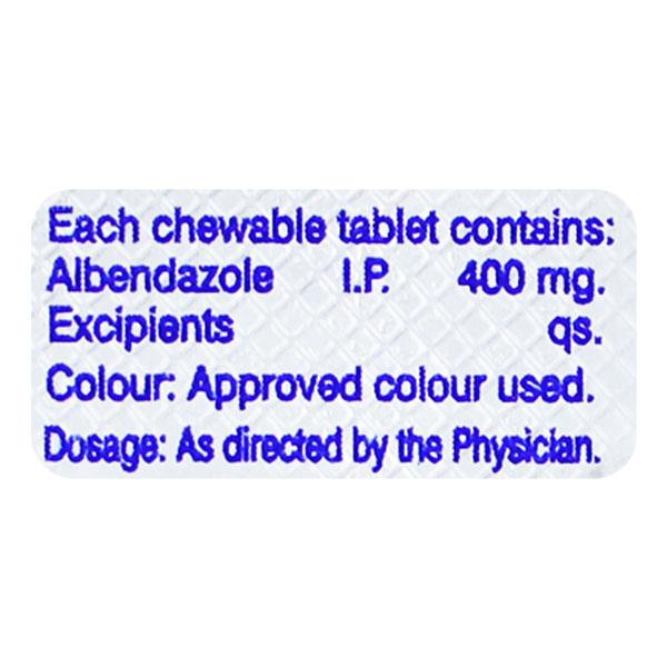 K ALL 400 Chewable Tablet 1's - Global Surgicals