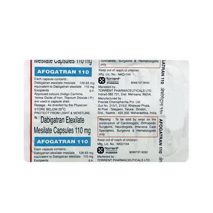 Afogatran 110mg Capsule 10'S