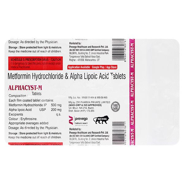 ALPHACYST M Tablet 10's