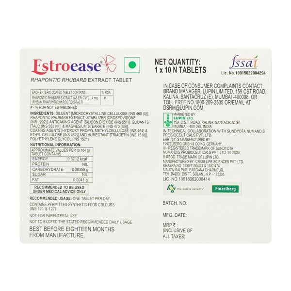ESTROEASE Tablet 10's