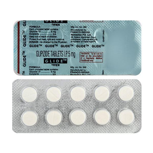 Glide 5mg Tablet 10'S