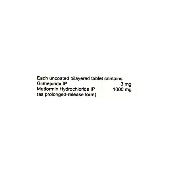 Hmet G Forte 3Mg Tablet 10's