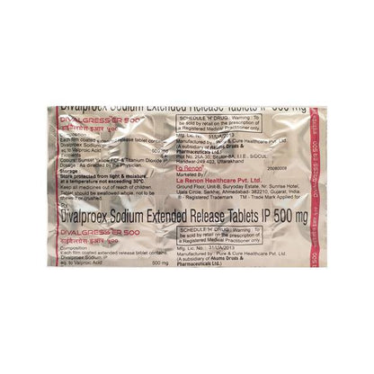 Divalgress ER 500mg Tablet 10'S