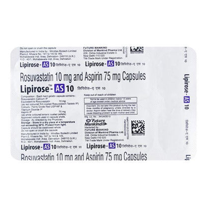 LIPIROSE AS 10 Capsule 10's