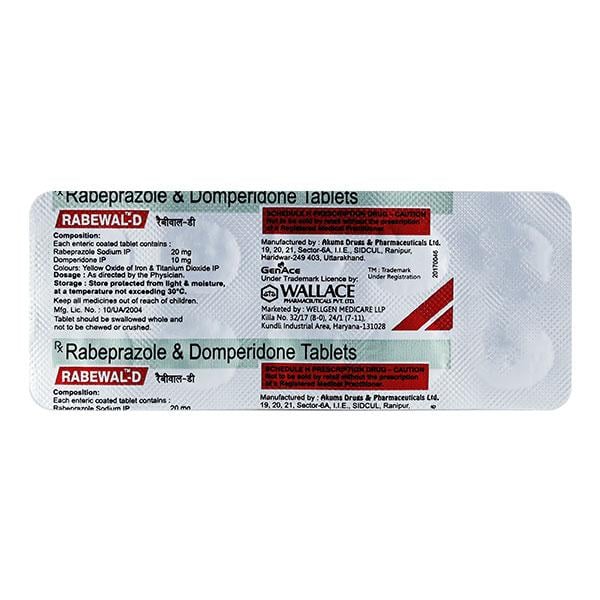 RABEWAL D Tablet 10's