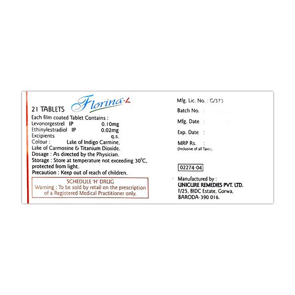 FLORINA L Tablet 21's