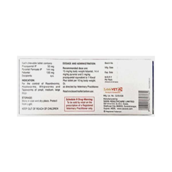 KIWOF PLUS XL (VET) EASY CHEWS Tablet 4's