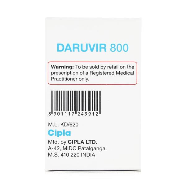 Daruvir 800mg Tablet 30'S