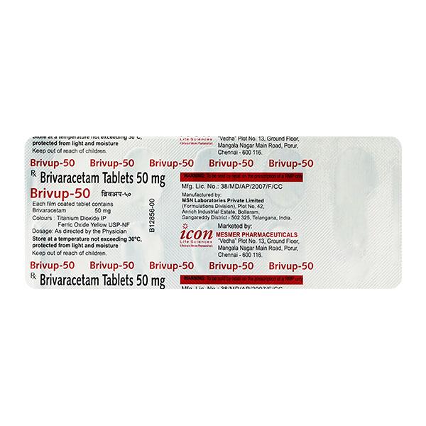 BRIVUP 50 Tablet 10's