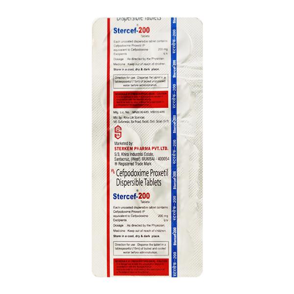 STERCEF 200mg Tablet 10's