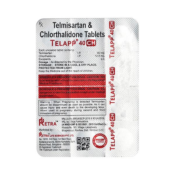 TELAPP CH 40mg Tablet 10's