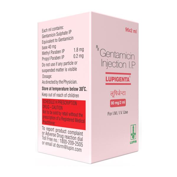 LUPIGENTA 80mg Injection 2ml