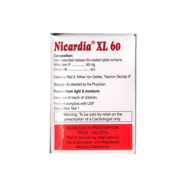 NICARDIA XL 60 Tablet 15's