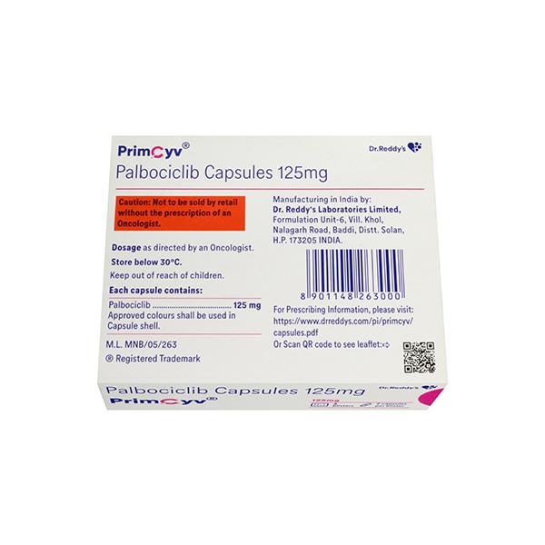 PRIMCYV 125mg Capsule 7's