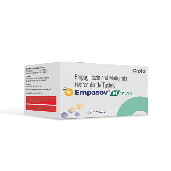 EMPASOV M 12.5/500 Tablet 10's