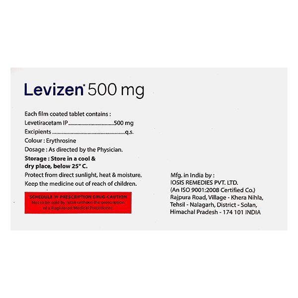 LEVIZEN 500 Tablet 10's