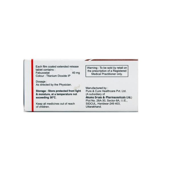 Segera ER 40mg Tablet 10'S